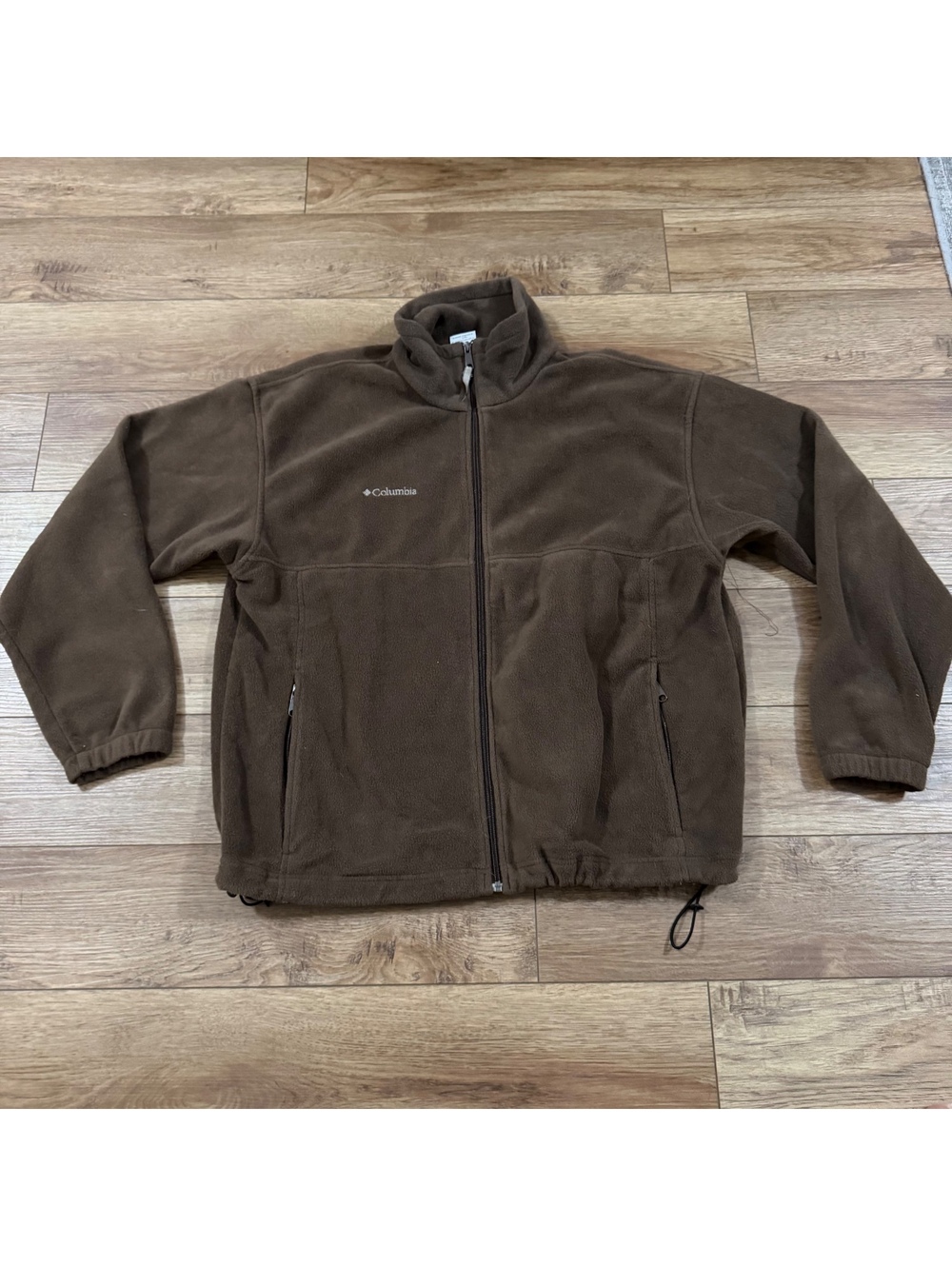 Columbia Men XL Steens Mountain Brown Fleece Jacket Full Zip